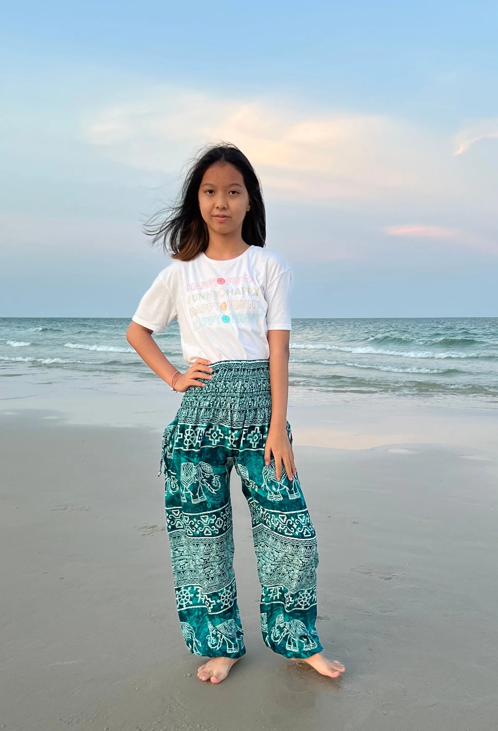 Big Elephant Kids Boho Harem Pants