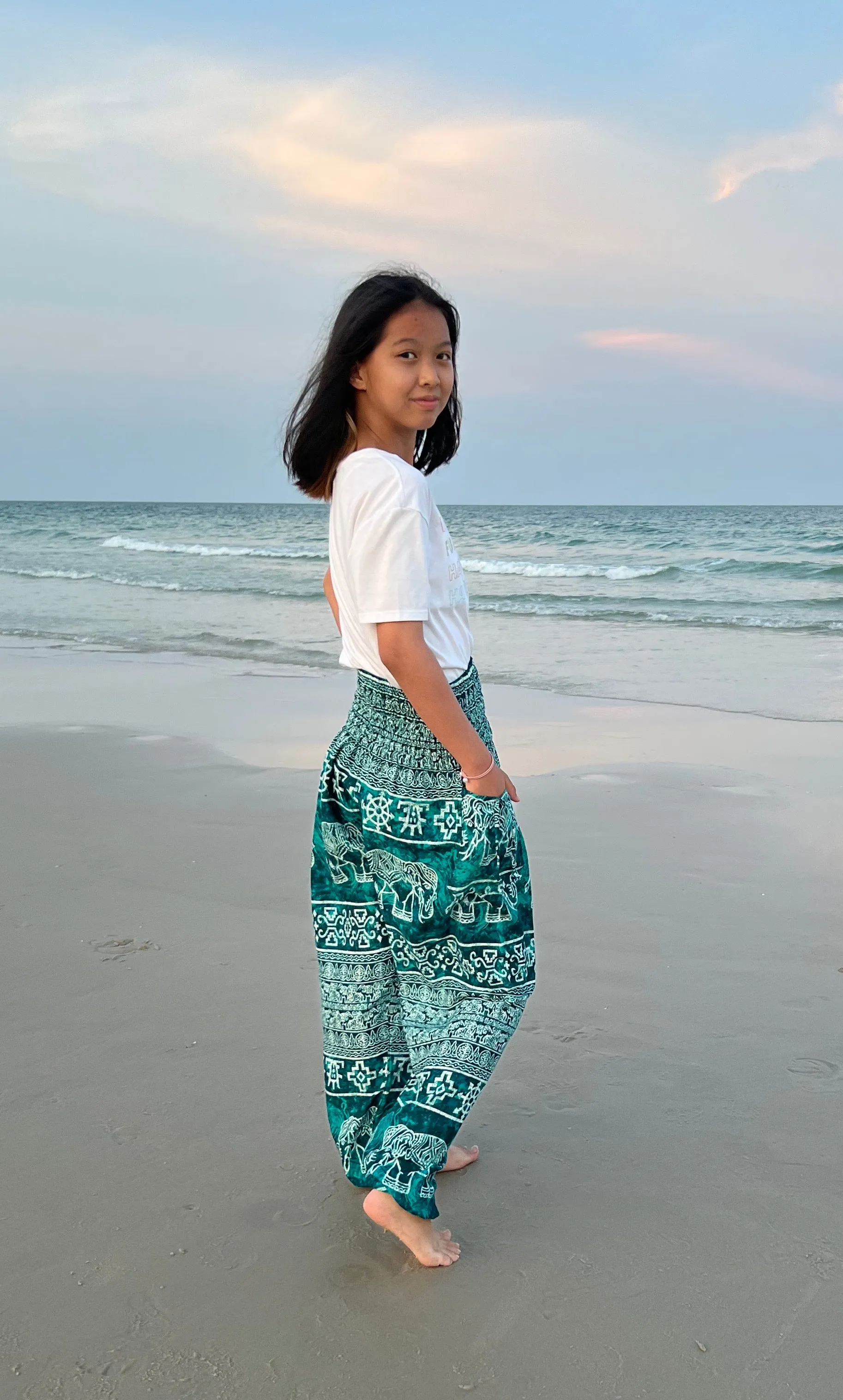 Big Elephant Kids Boho Harem Pants