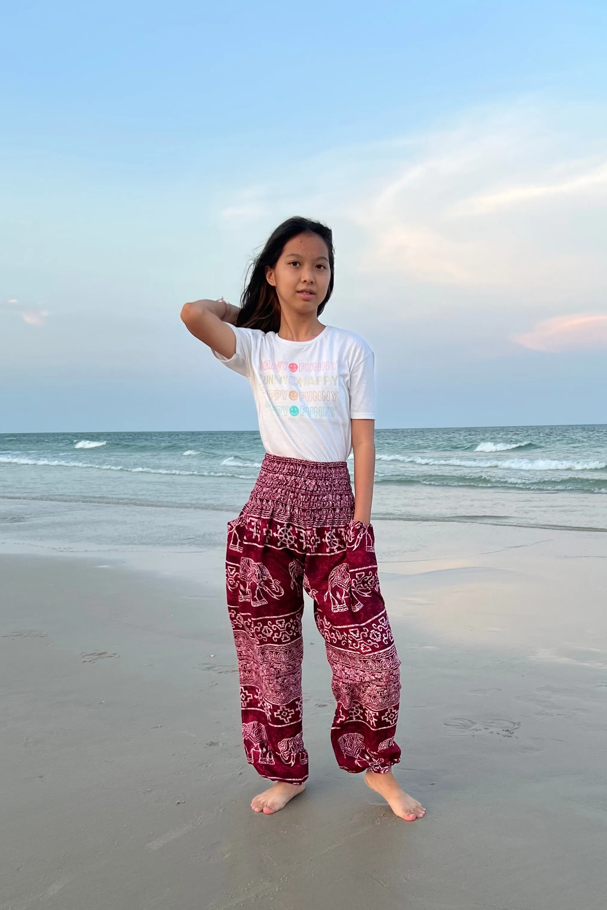 Big Elephant Kids Boho Harem Pants