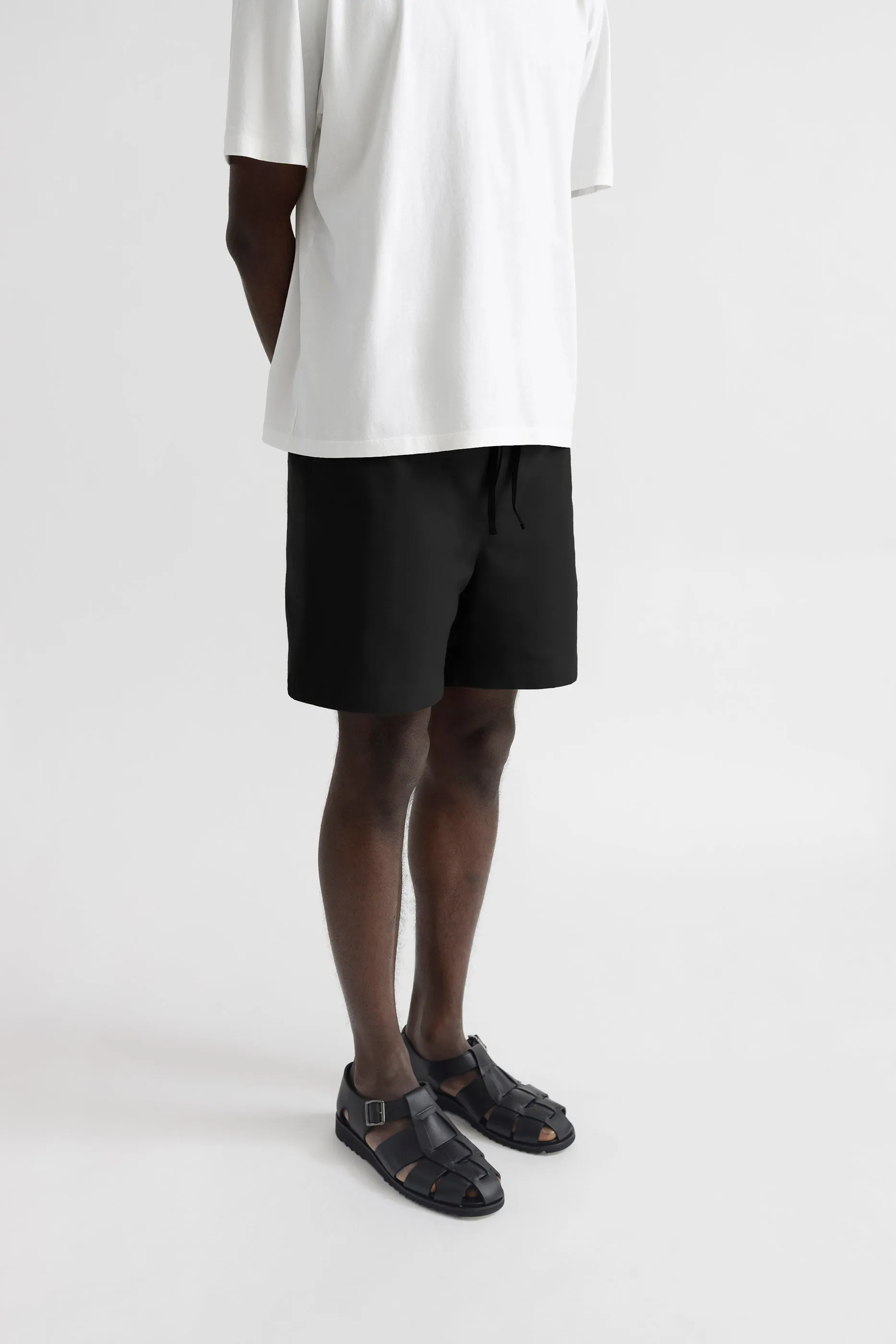 Drawstring Shorts - Black