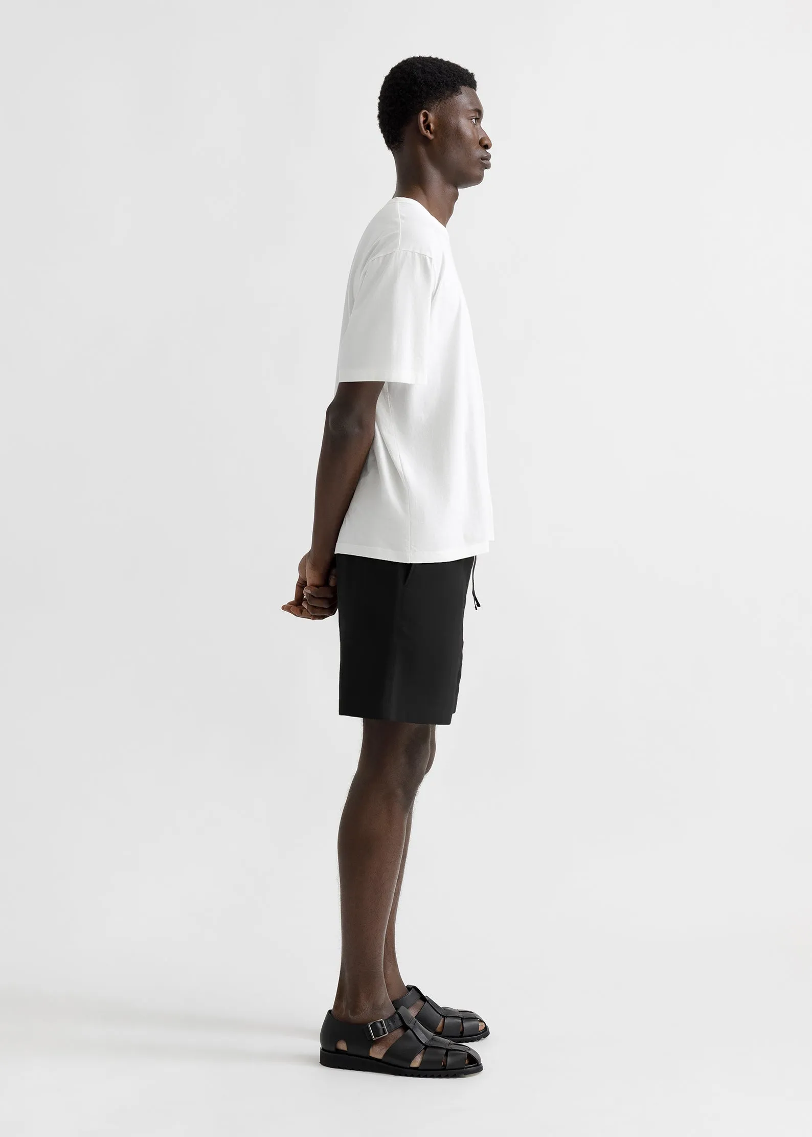 Drawstring Shorts - Black