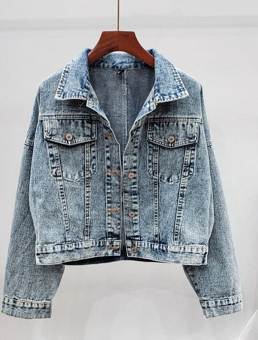 Explore More Collection - Fringed Denim Jacket