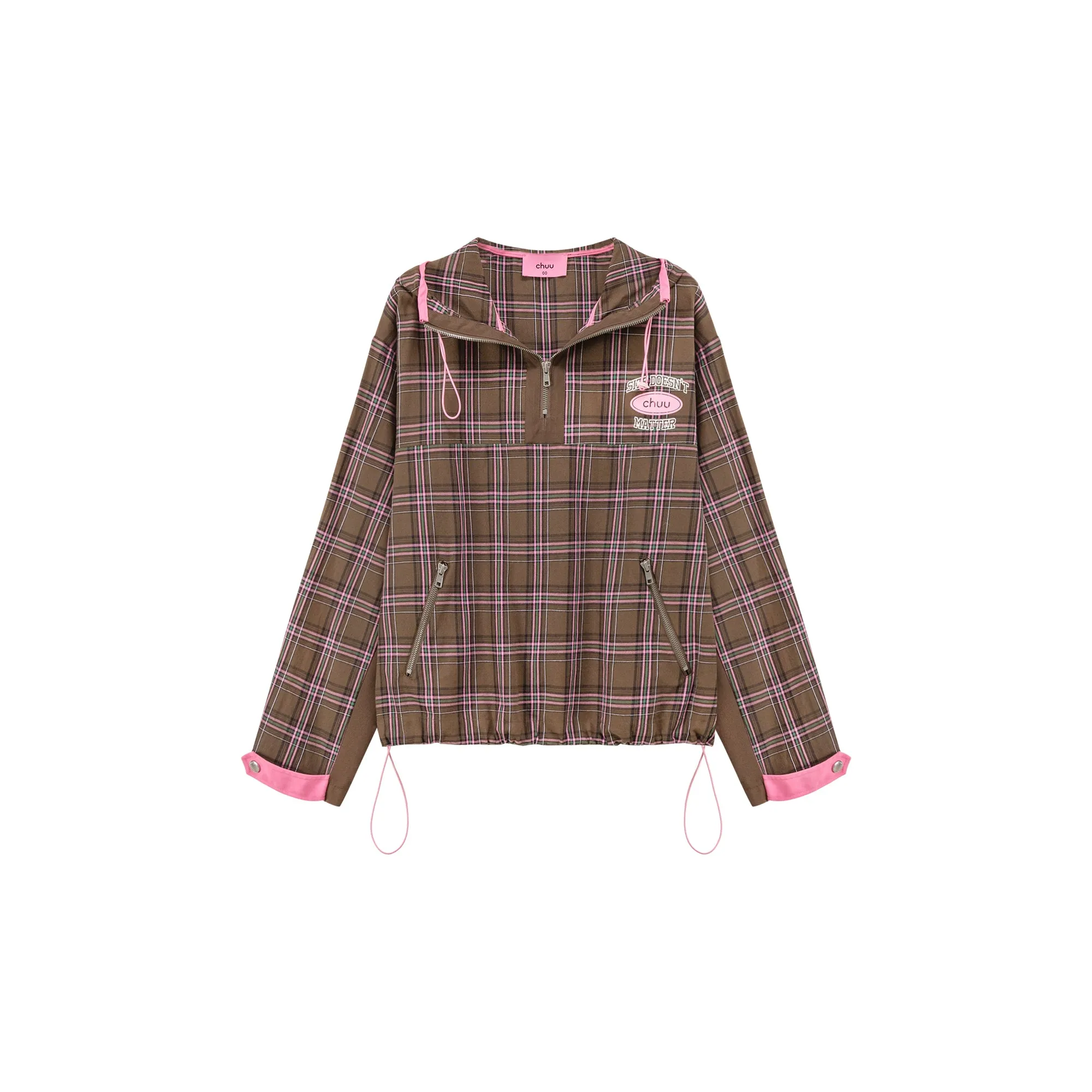 Half-Zip Check Jacket