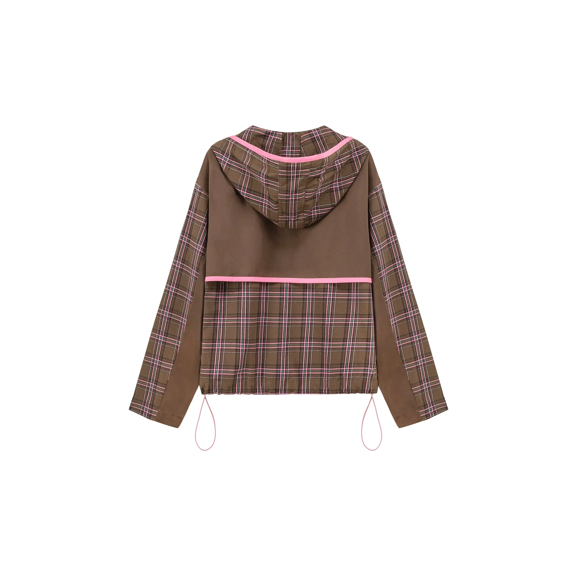 Half-Zip Check Jacket