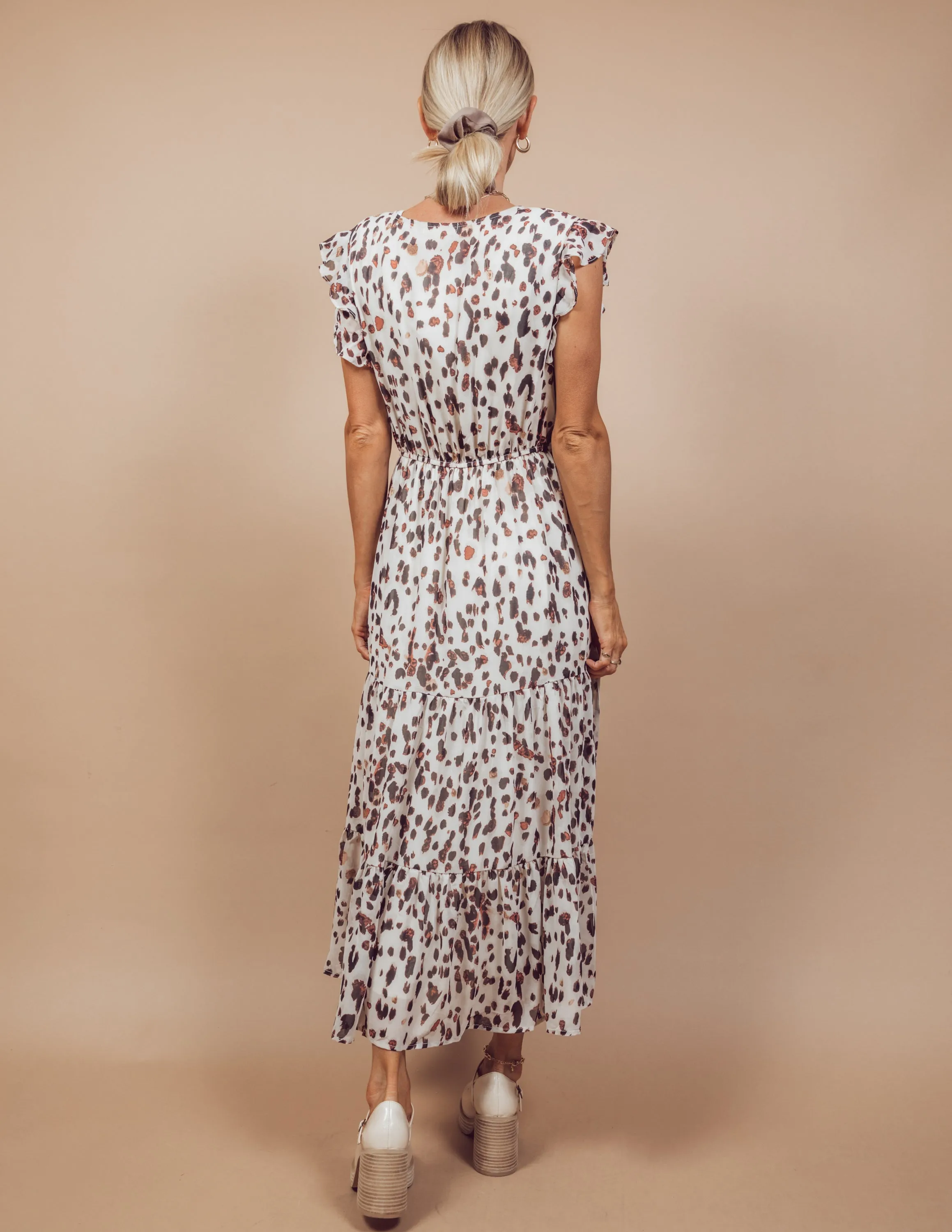 Iris Printed Midi Dress