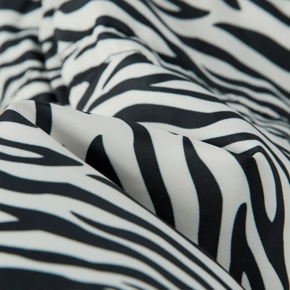 Just For The Look Zebra Patterned Padded Jacket