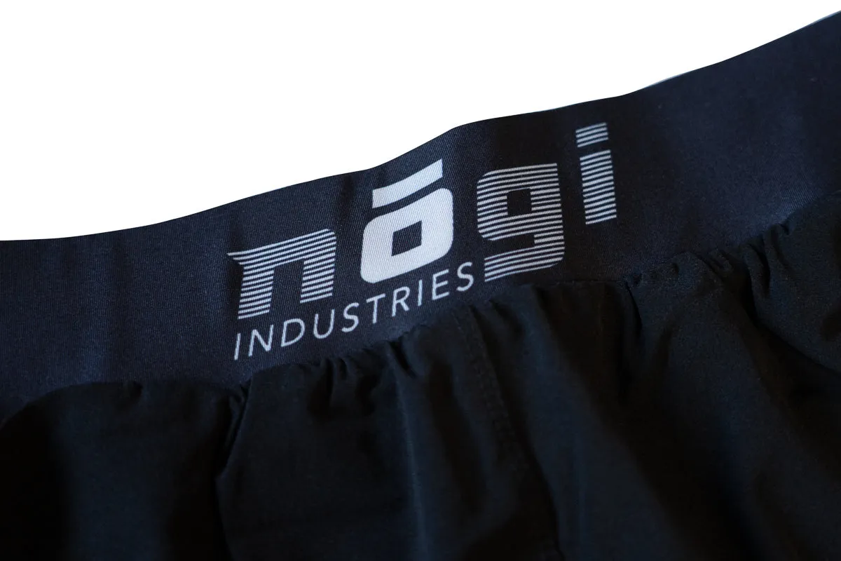 KIDS Ghost Premium Lined Grappling Shorts - Obsidian Black