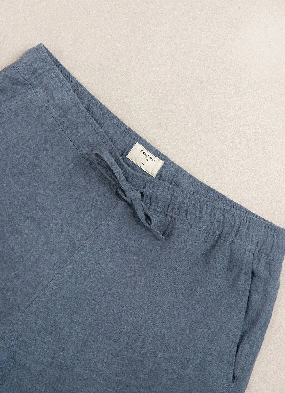 Linen Everyday Trousers | Blue