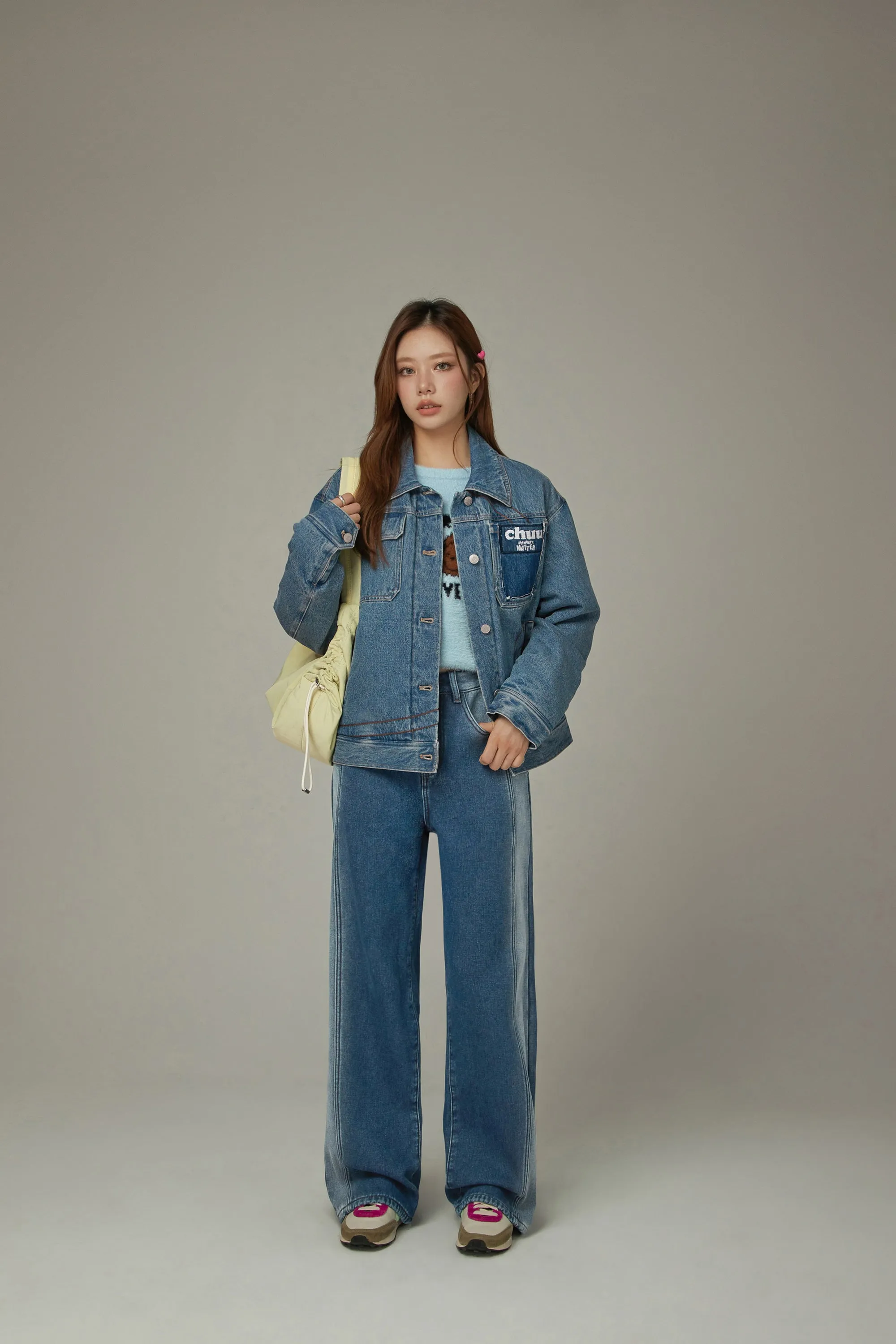 Logo Denim Loose Fit Jacket