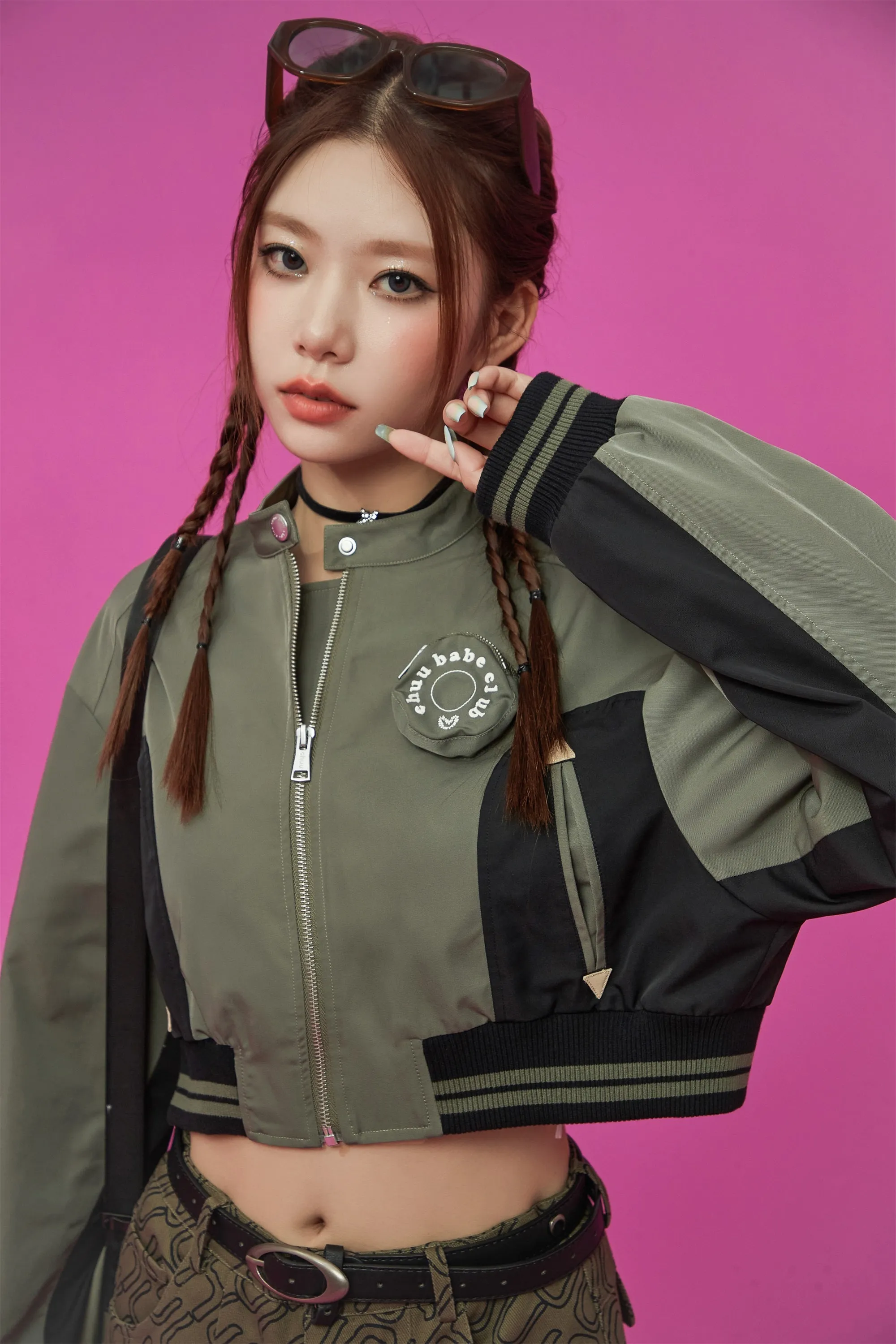 Logo Varsity Crop Jacket