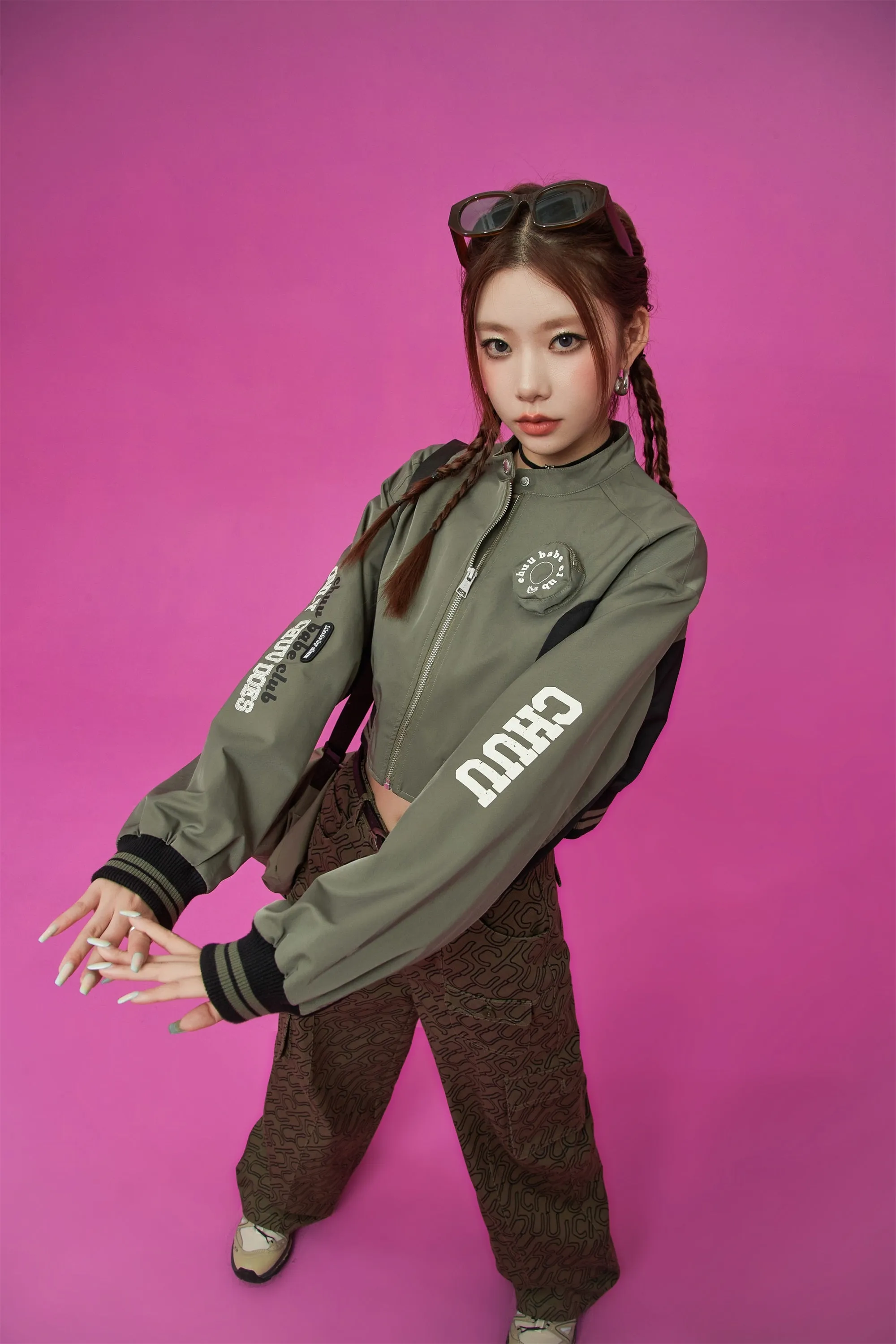 Logo Varsity Crop Jacket