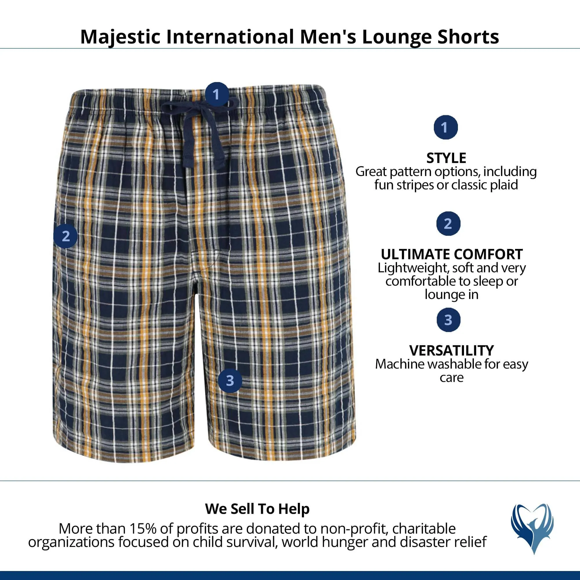 Majestic International Men's Lounge Shorts