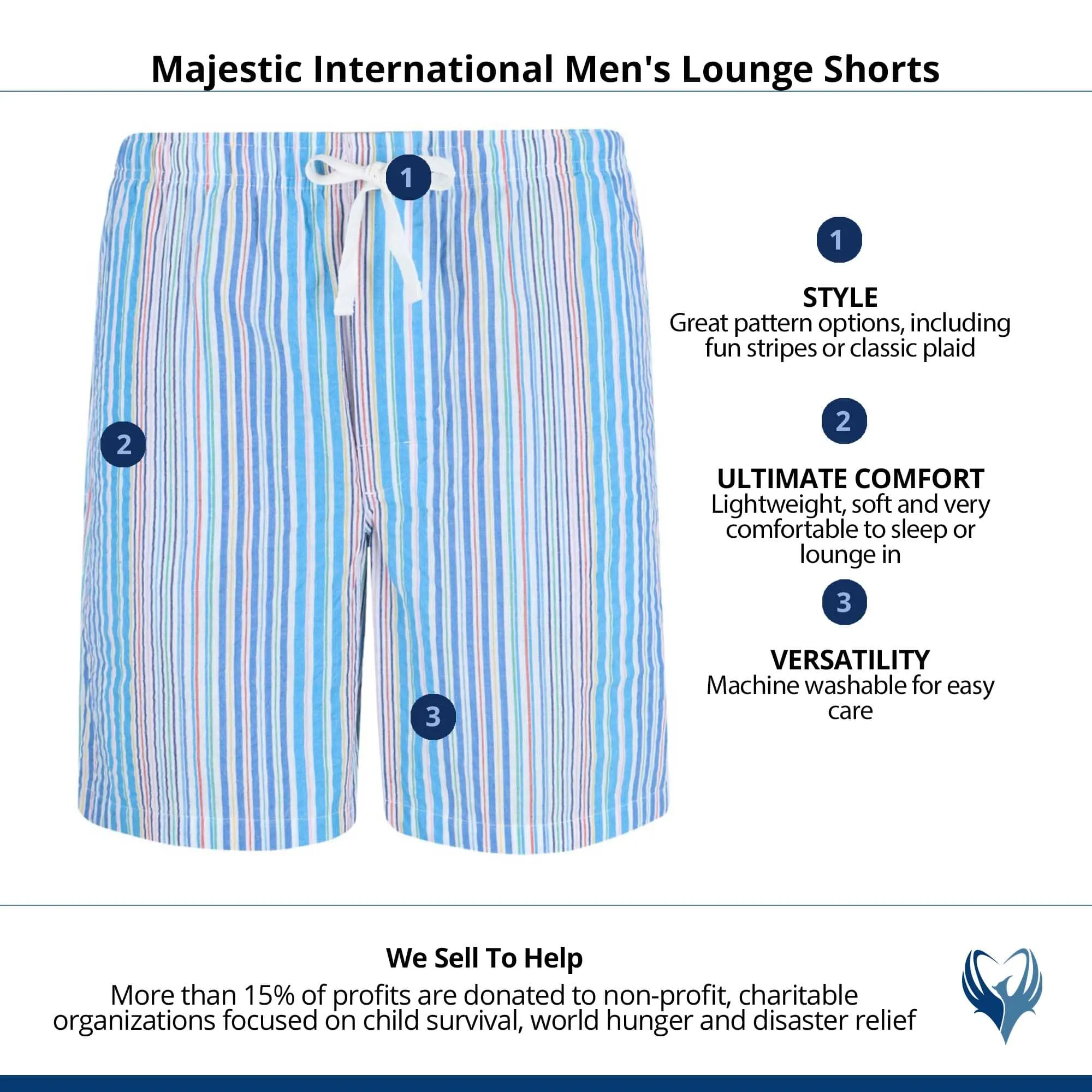 Majestic International Men's Lounge Shorts