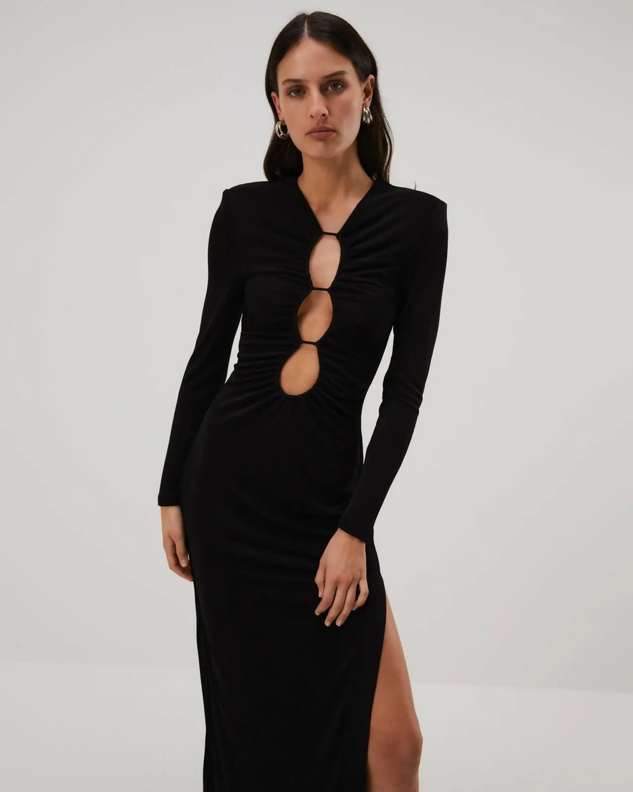 Misha Collection Edita Slinky Jersey Gown