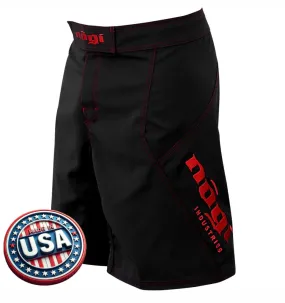 Phantom 3.0 Fight Shorts - Black and Crimson - MADE IN USA - Limited Edition