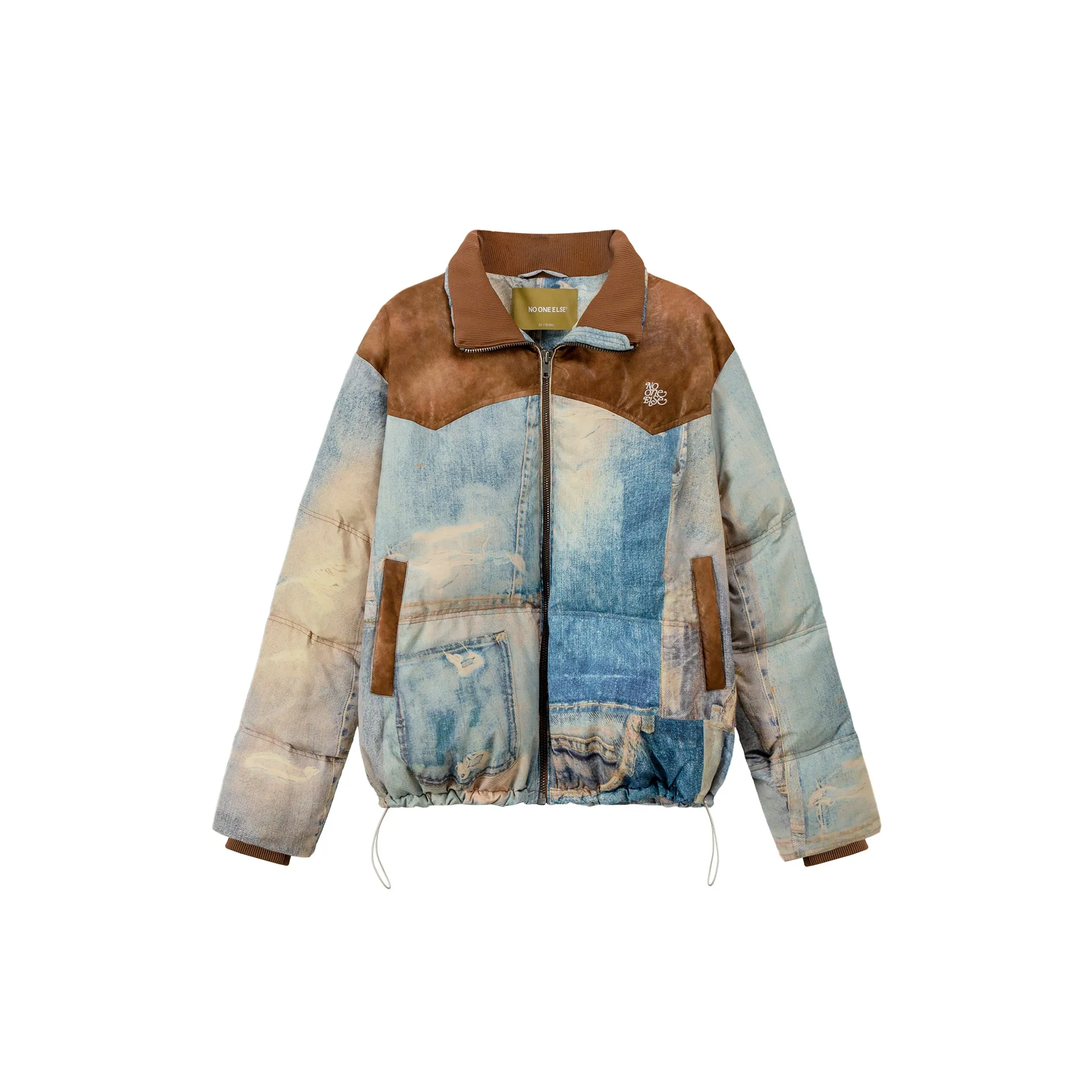 Printed Overfit Wellon Padded Jacket