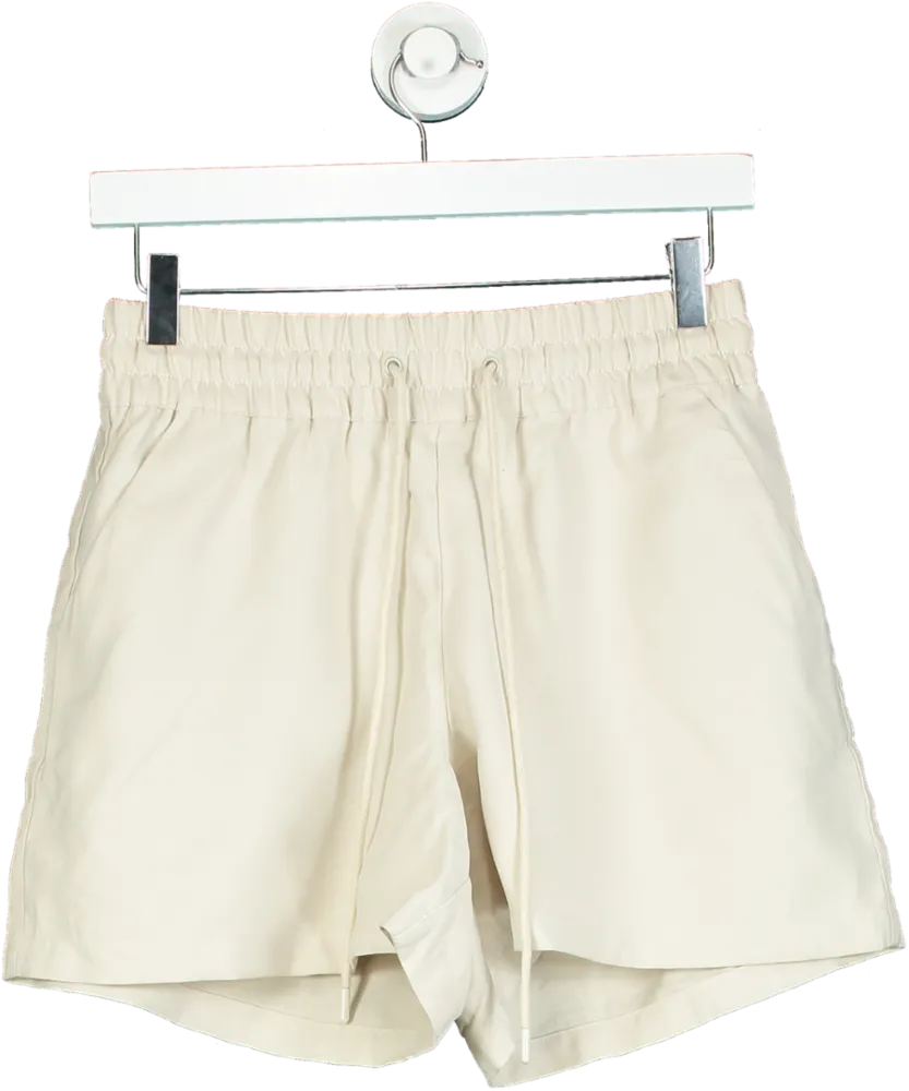 Reserved Beige Drawstring Shorts UK 8