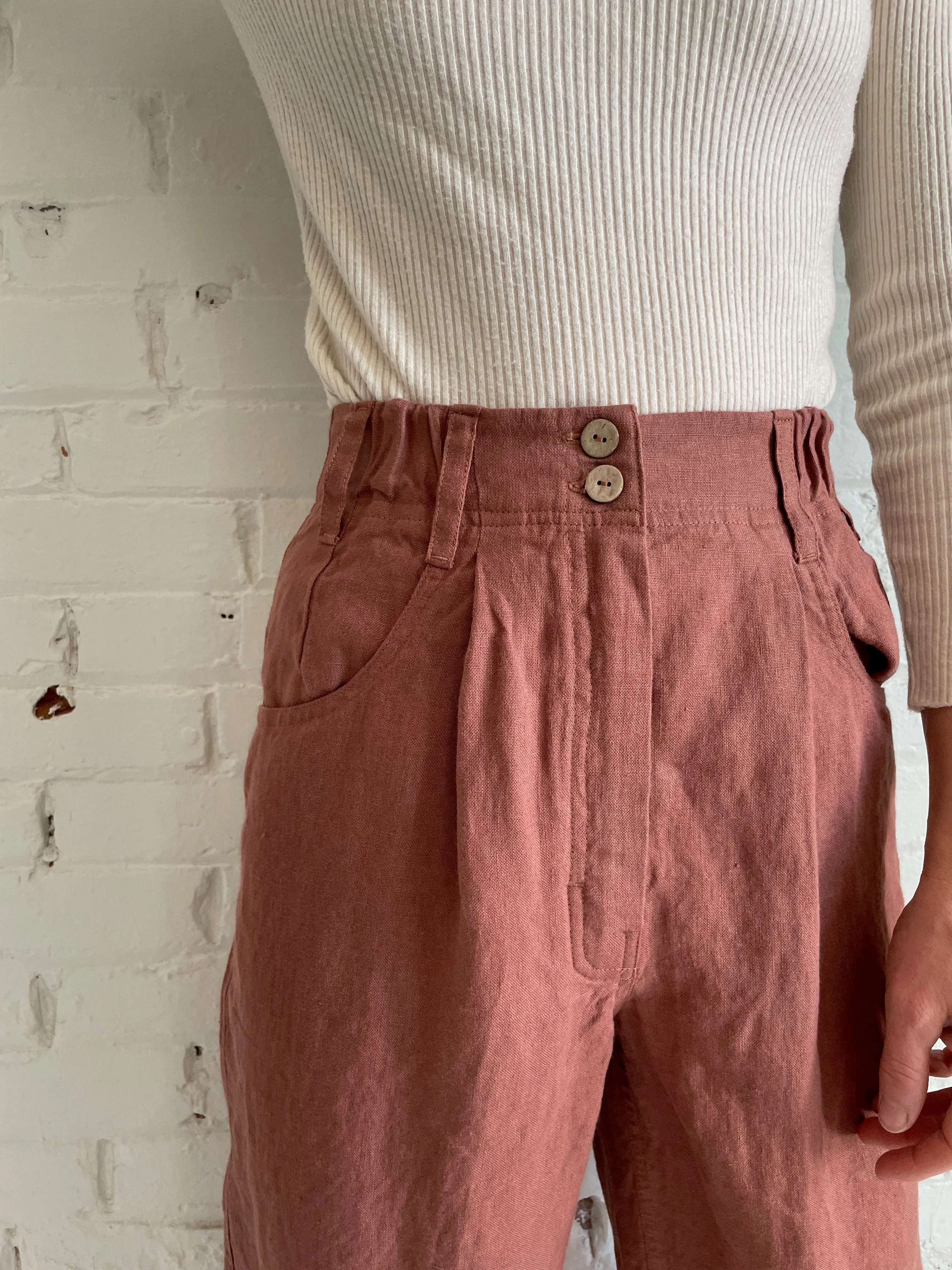 SALE | Annie Linen Pant | Spice