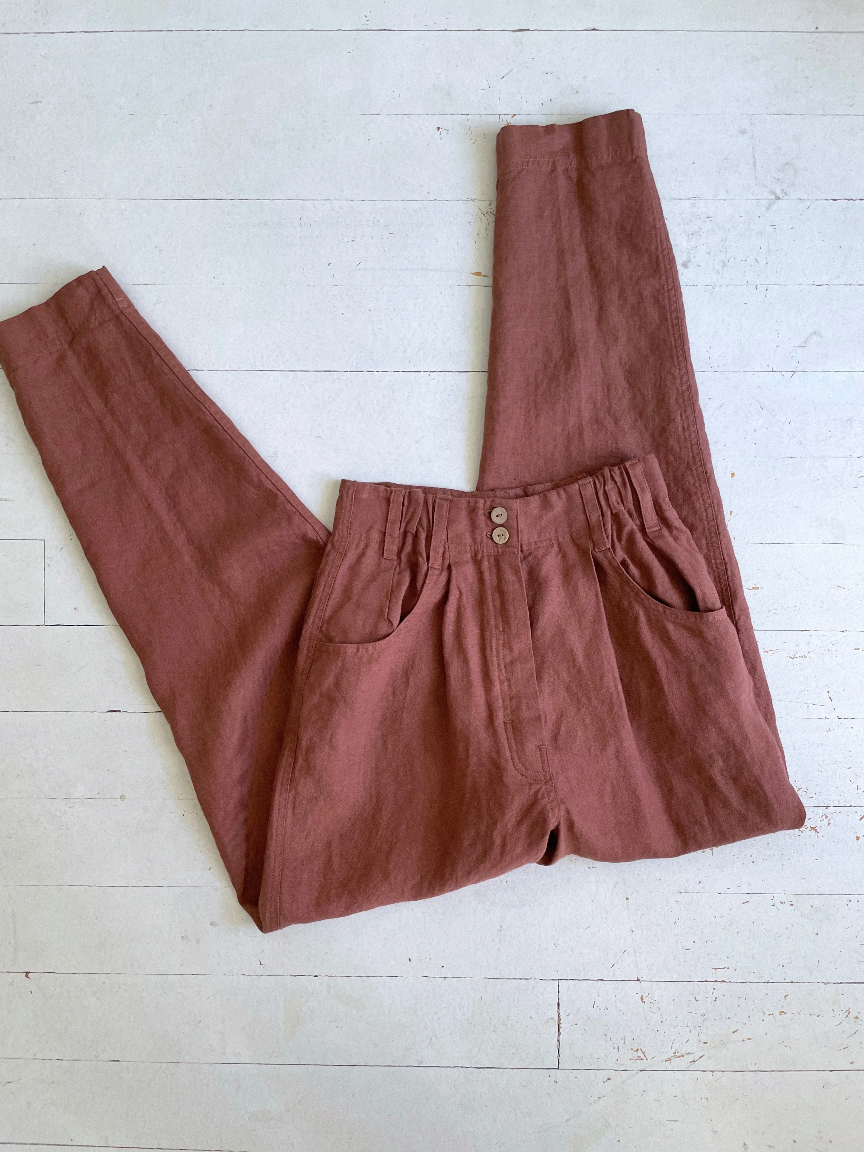 SALE | Annie Linen Pant | Spice