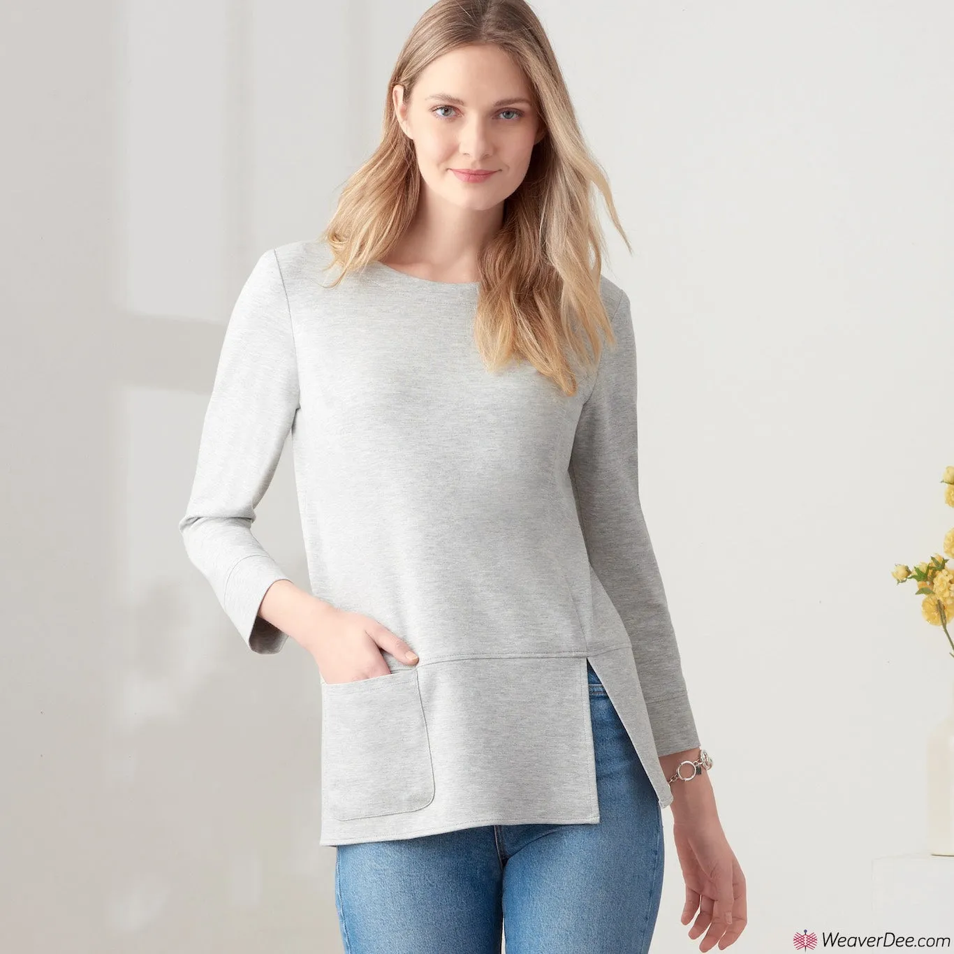 Simplicity Pattern S9275 Misses' Knit Tops In 2 Lengths