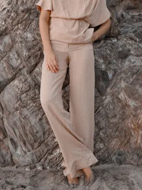 Striped Flared Pants