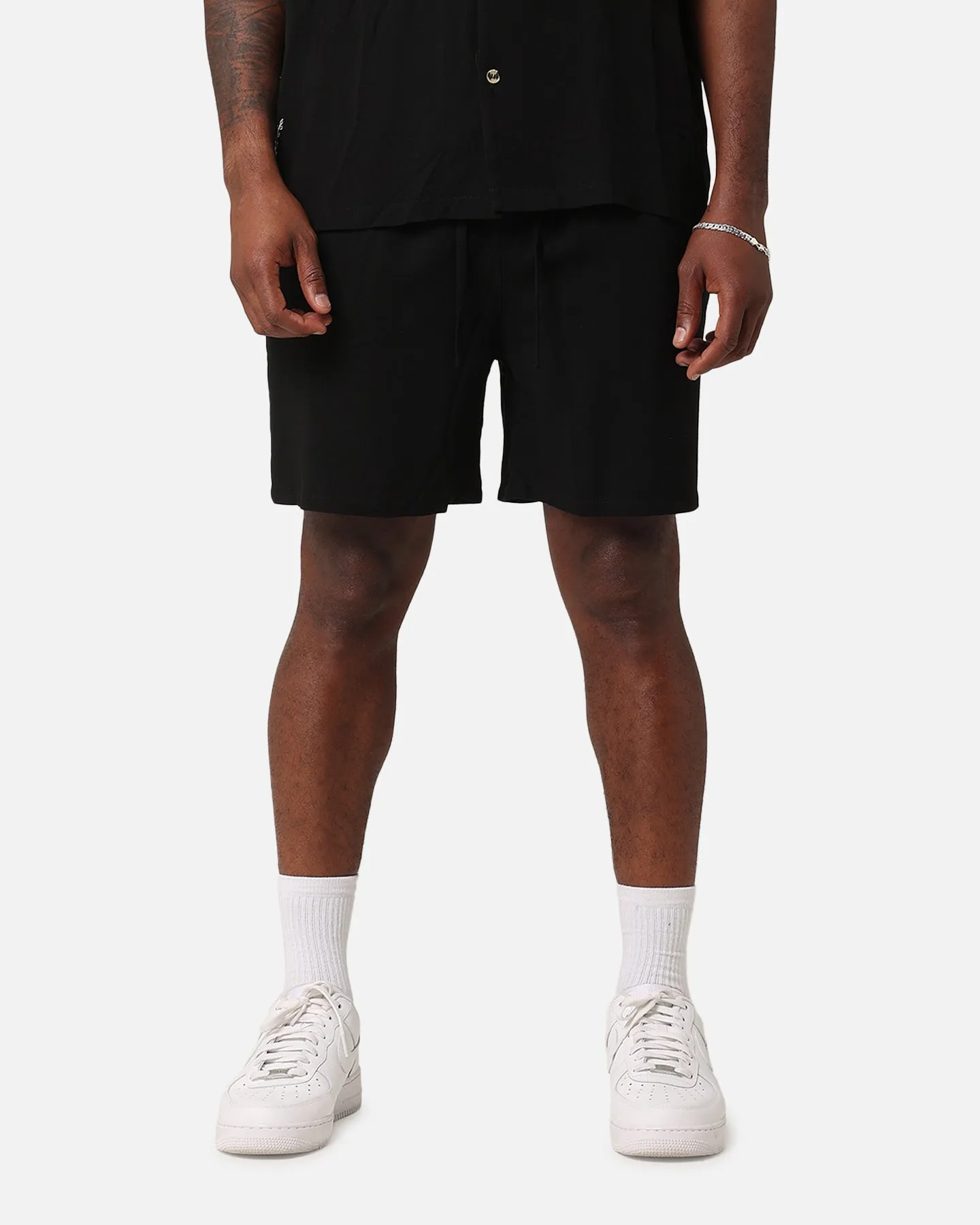 XXIII Ezrah Linen Shorts Black